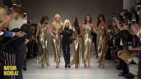 versace tribute x|donatella versace runway.